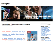 Tablet Screenshot of blog.dm-digifoto.cz